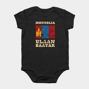 Flag of Mongolia Baby Bodysuit